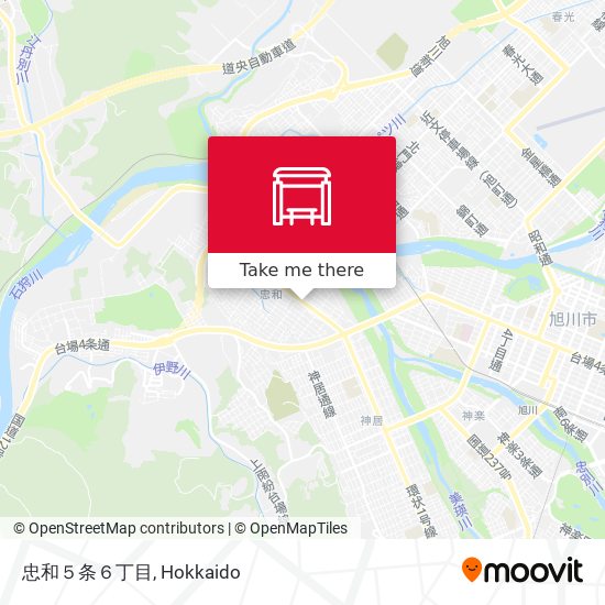 忠和５条６丁目 map