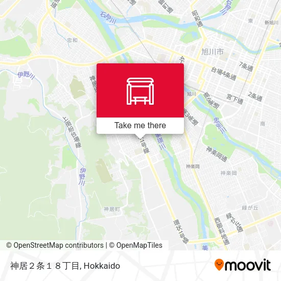 神居２条１８丁目 map