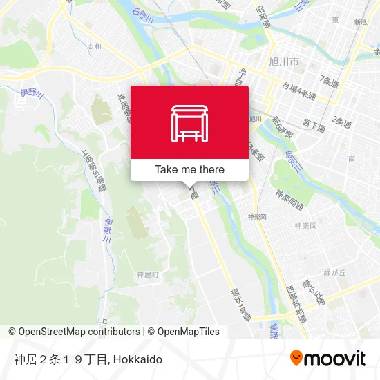 神居２条１９丁目 map