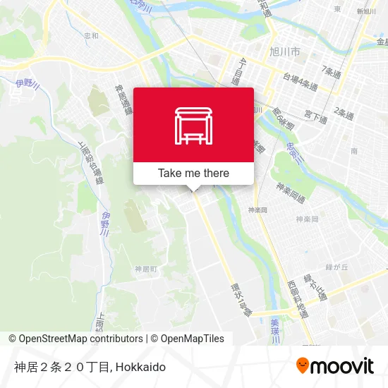 神居２条２０丁目 map