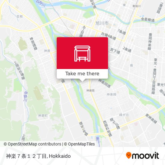 神楽７条１２丁目 map