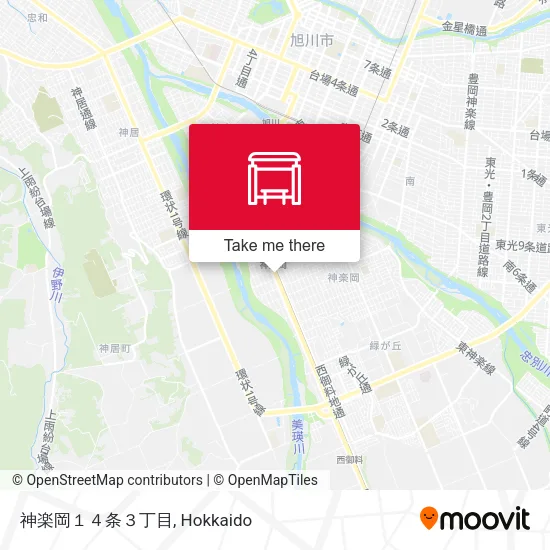 神楽岡１４条３丁目 map