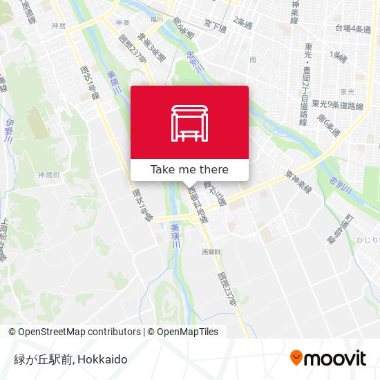 緑が丘駅前 map