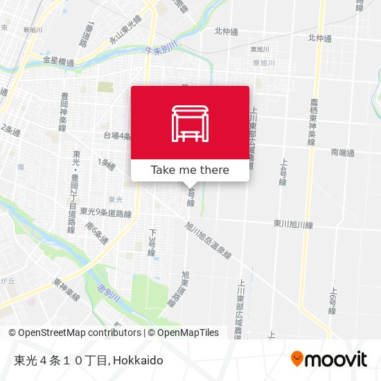 東光４条１０丁目 map