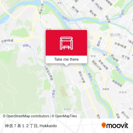 神居７条１２丁目 map