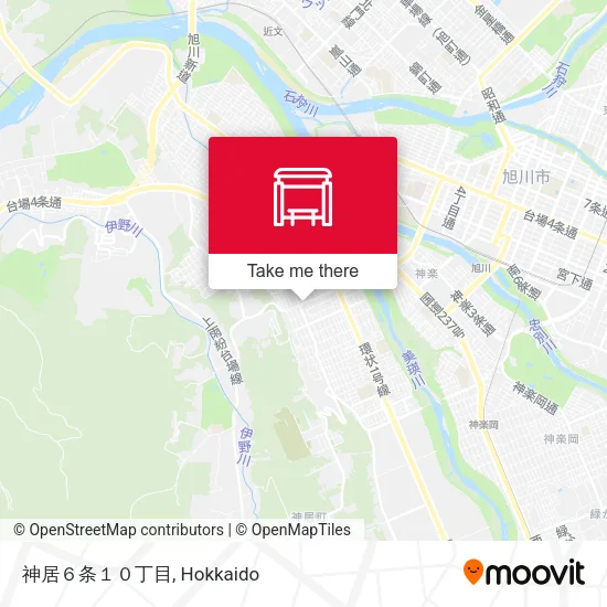 神居６条１０丁目 map