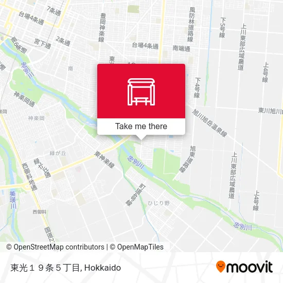 東光１９条５丁目 map