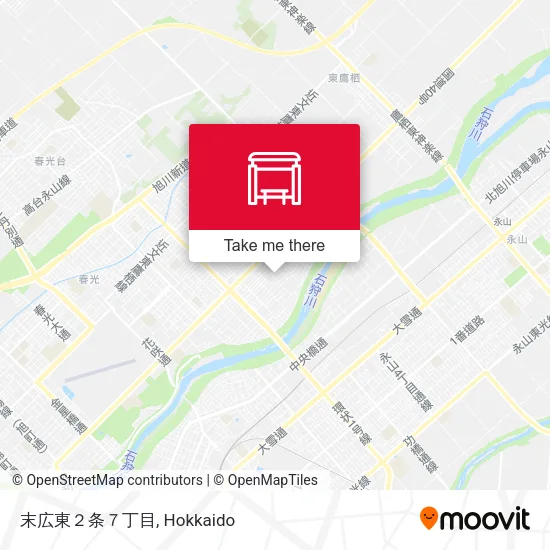 Suehiro East 2-jo 7-chome map