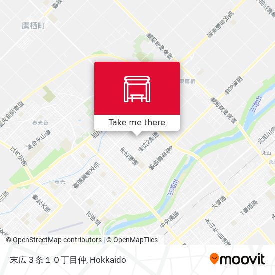 末広３条１０丁目仲 map