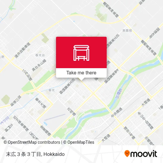 Suehiro 3-jo 3-chome map