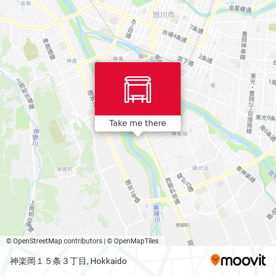 神楽岡１５条３丁目 map
