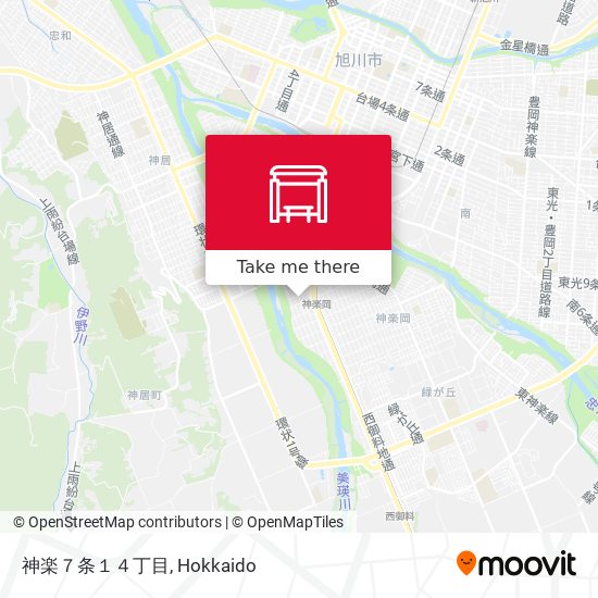 神楽７条１４丁目 map