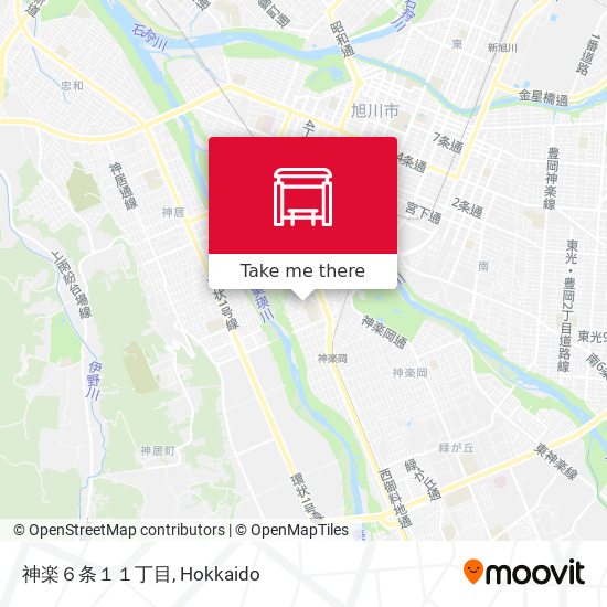 神楽６条１１丁目 map