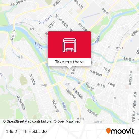 １条２丁目 map
