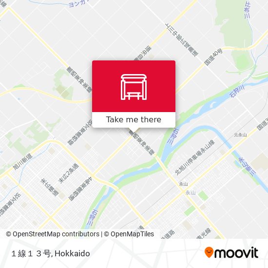 １線１３号 map