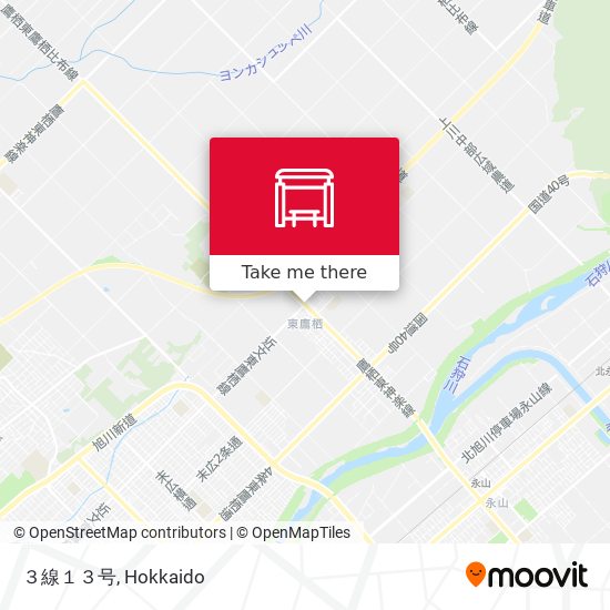３線１３号 map