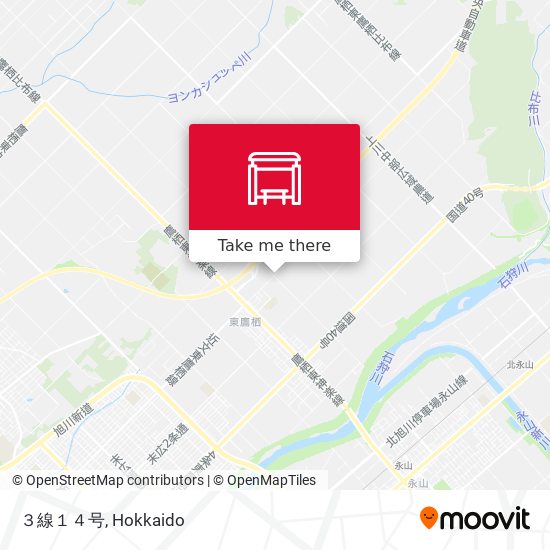 ３線１４号 map