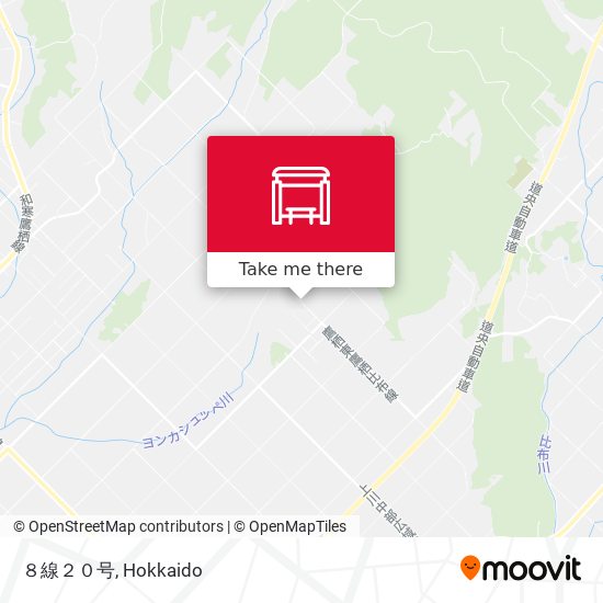 ８線２０号 map