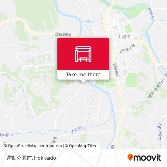 運動公園前 map