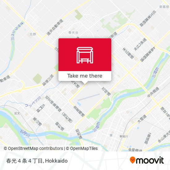 春光４条４丁目 map