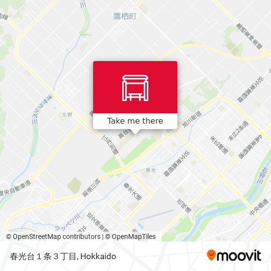 春光台１条３丁目 map