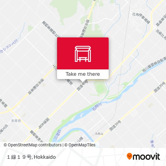 １線１９号 map