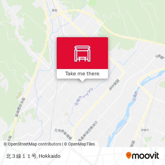 北３線１１号 map