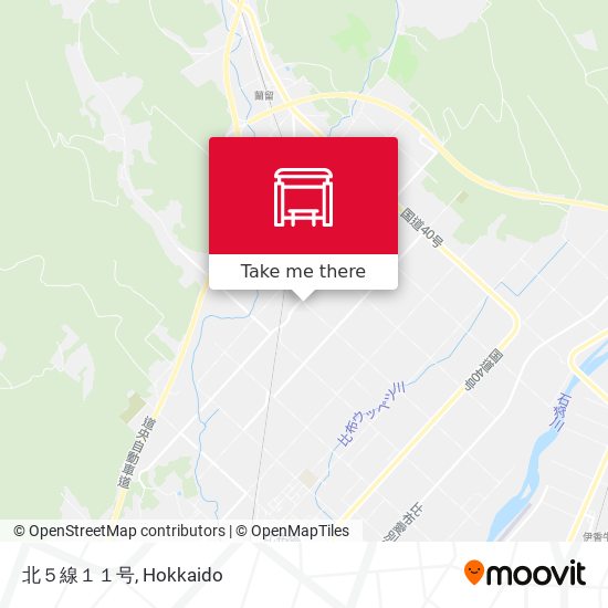 北５線１１号 map