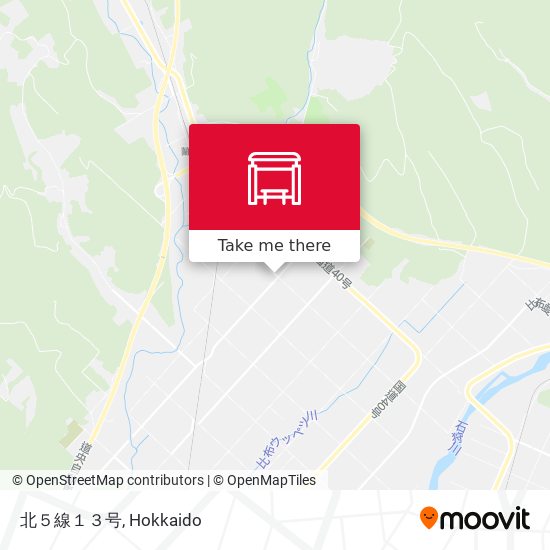 北５線１３号 map