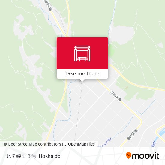 北７線１３号 map
