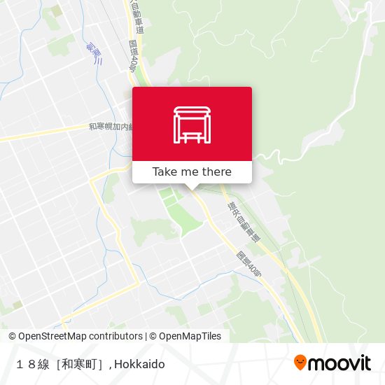 １８線［和寒町］ map