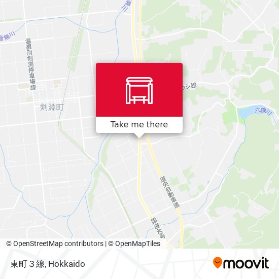 東町３線 map