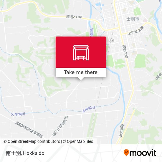 南士別 map
