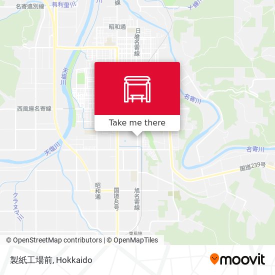 製紙工場前 map