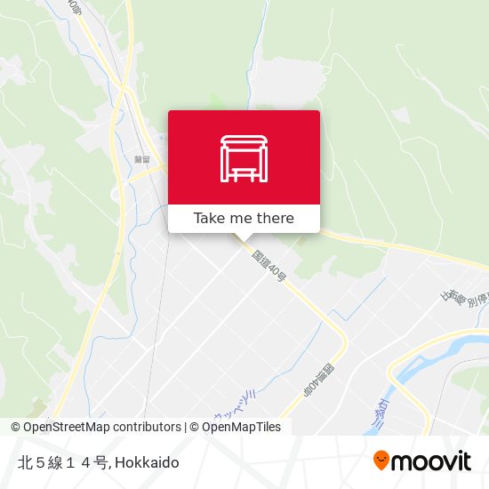 北５線１４号 map