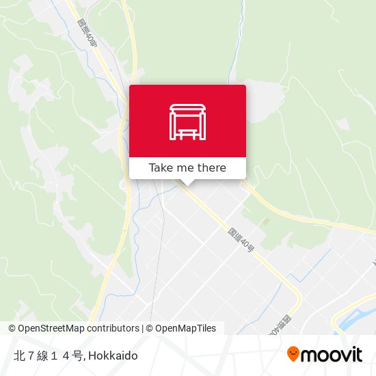 北７線１４号 map