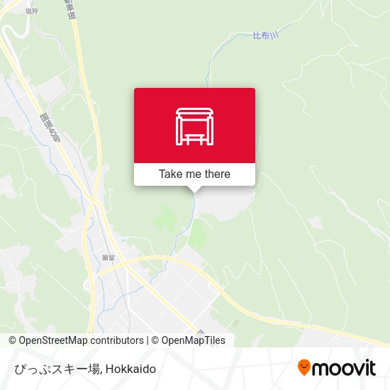 ぴっぷスキー場 map