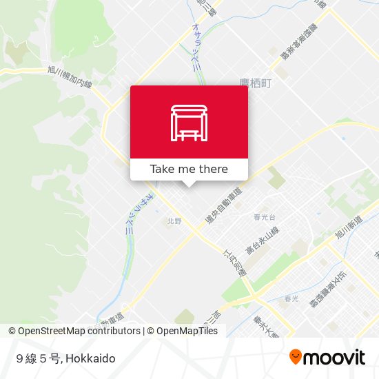 ９線５号 map