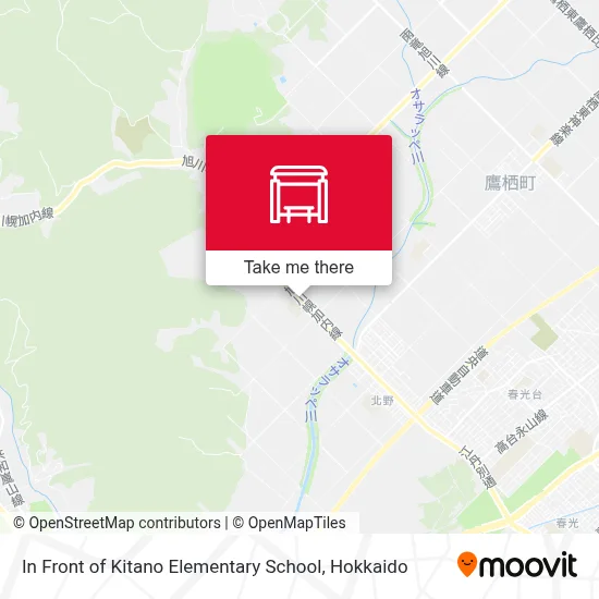 In Front of Kitano Elementary School map