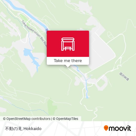 不動の滝 map
