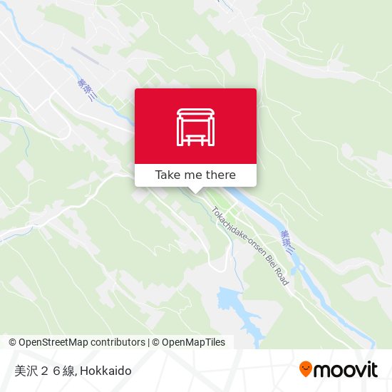 美沢２６線 map