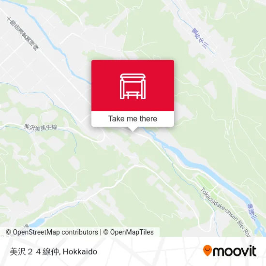 美沢２４線仲 map