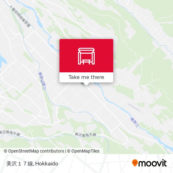 美沢１７線 map