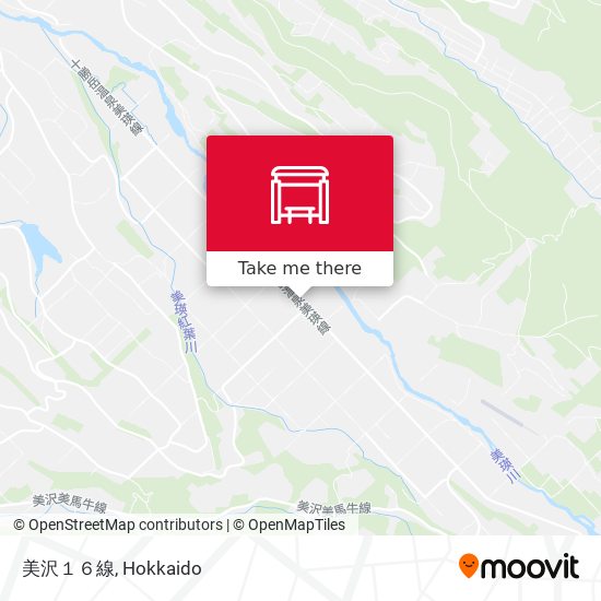 美沢１６線 map