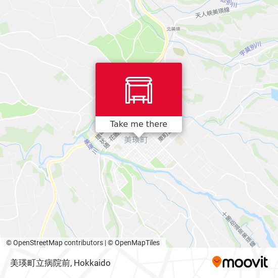 美瑛町立病院前 map