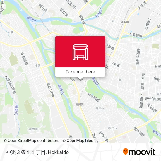 神楽３条１１丁目 map