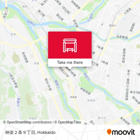 神楽２条９丁目 map
