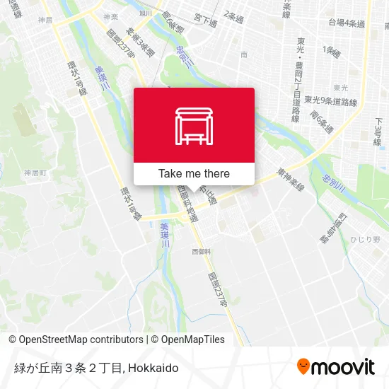 緑が丘南３条２丁目 map