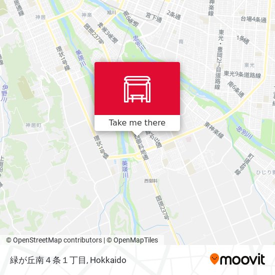 緑が丘南４条１丁目 map