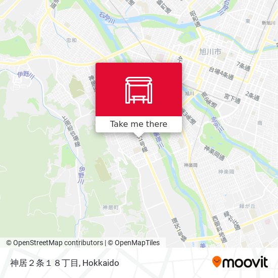 神居２条１８丁目 map